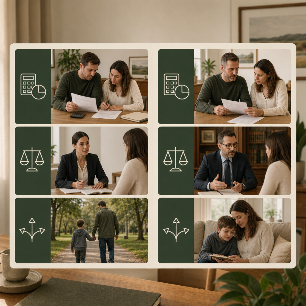 Comparison of limited and binding child support agreements