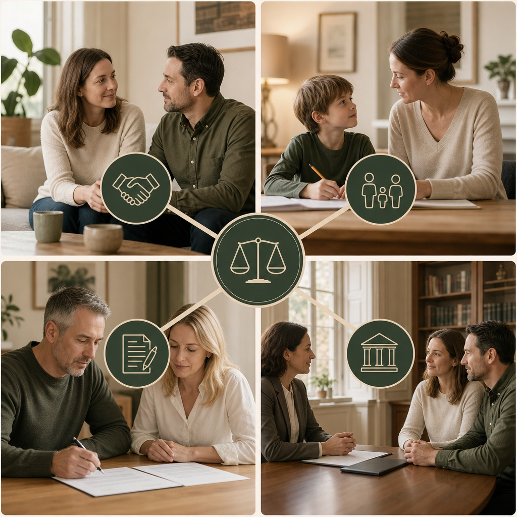 Comparison of informal agreements, parenting plans and consent orders