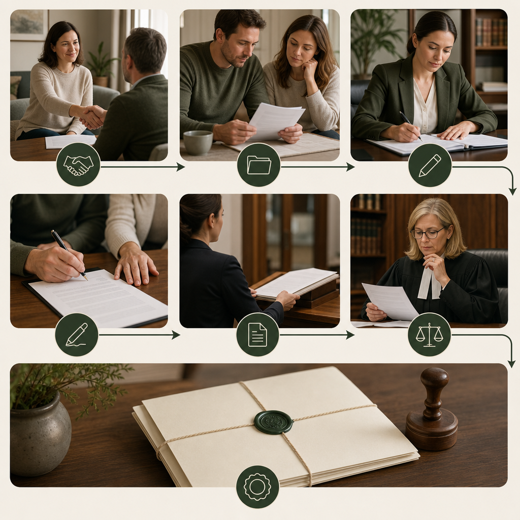 Steps for applying for consent orders in Australia