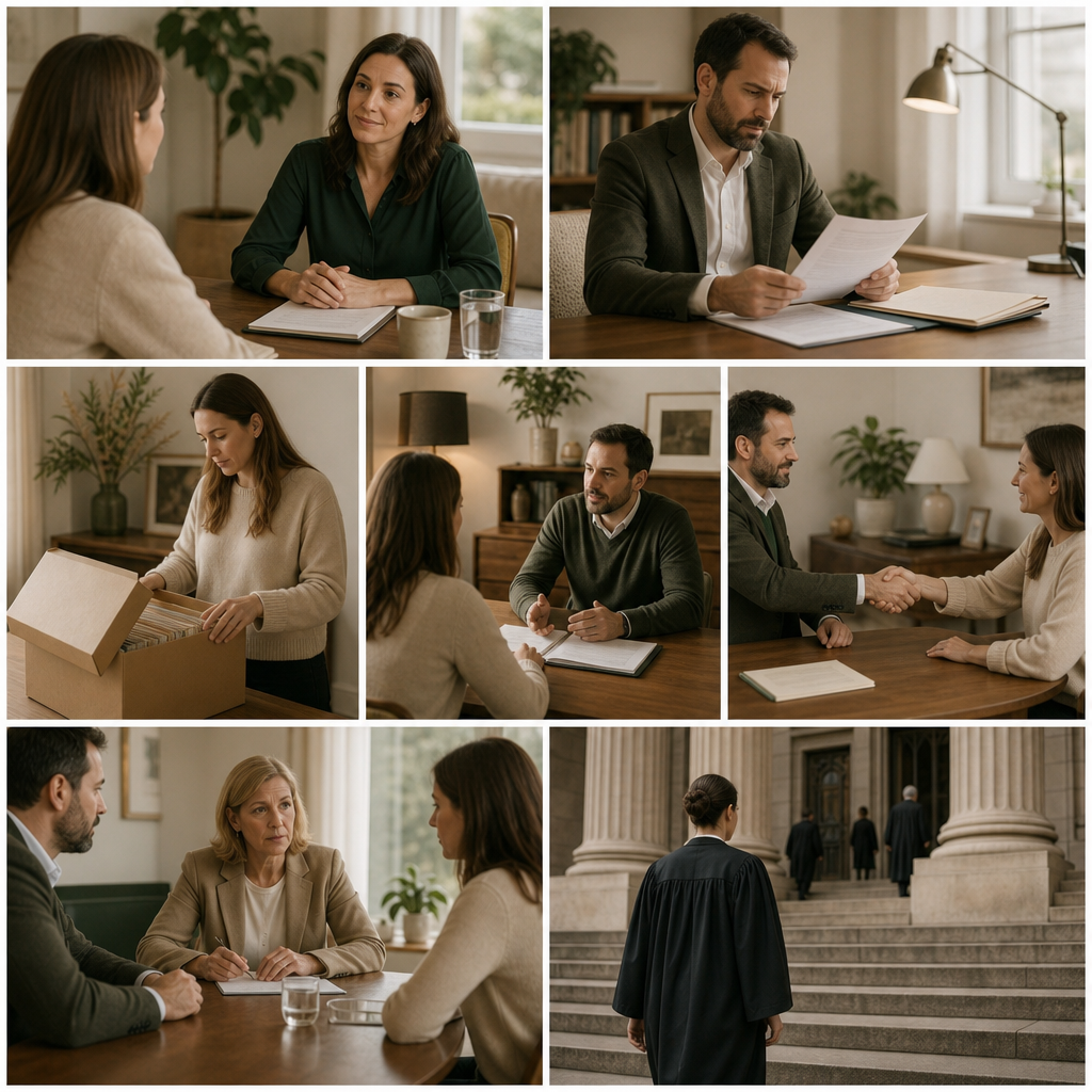 Family lawyer engagement process from consultation to resolution