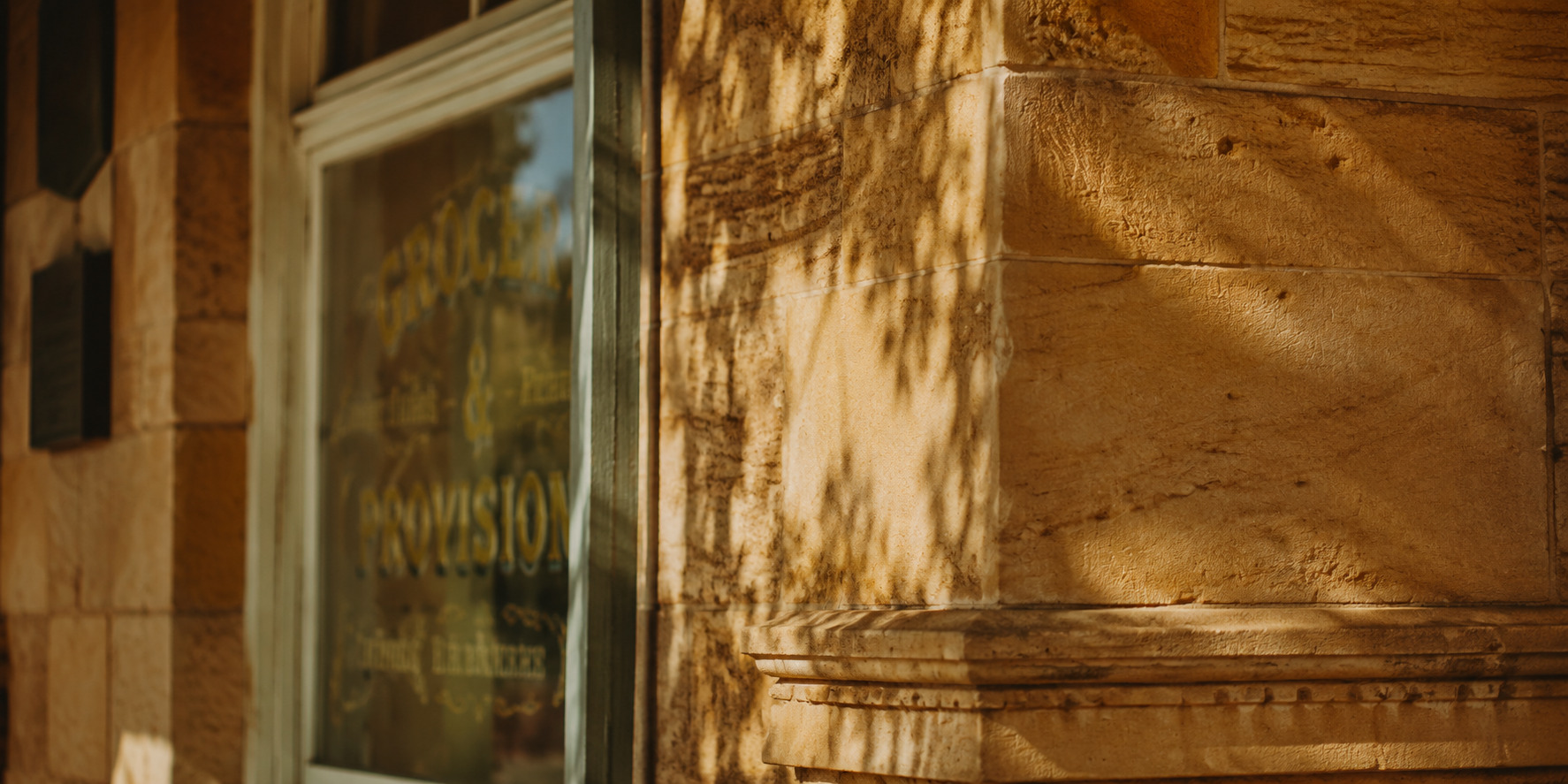A heritage sandstone shopfront in Gawler